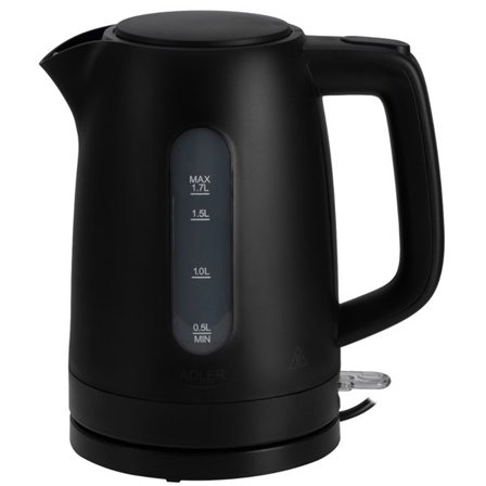 Kedel med 1,7 liters kapacitet og STRIX-sikkerhedssystem - Svart