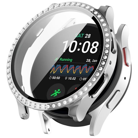 Rhinestone Skal Samsung Galaxy Watch 7 40mm Silver