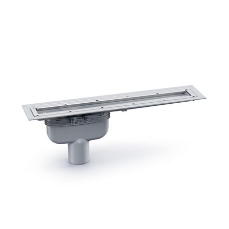 Purus Line Vinyl Plus 800 Golvbrunn utan sil, Ø75 bottenutlopp 830 mm, Inomhusavlopp