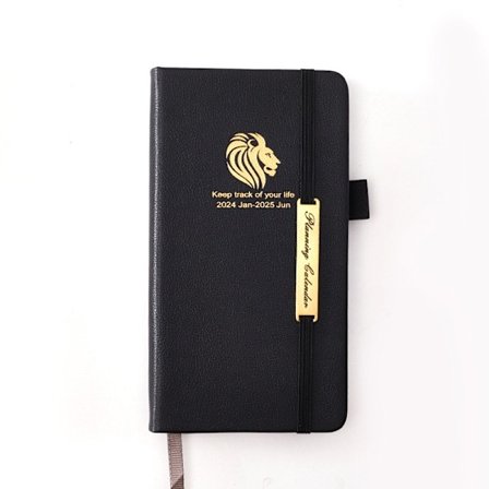 Veckovis/Månadsplanerare 2024-2025 (Jan 2024-Jun 2025), A6 Hårt Omslag Fickkalender