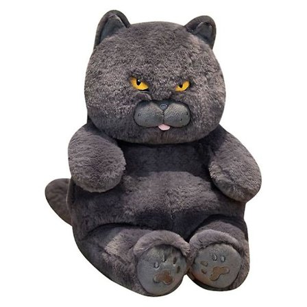 Brittisk korthår blå kattunge docka plyschleksak katt docka trasa docka skicka flickor sovande kudde