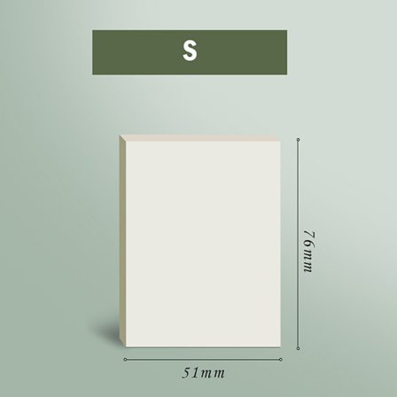 Gjennomsiktig vanntett PET Memo Sticky Note 50 ark