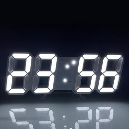 Digitalt bordur med nattelys til børns soveværelse, 3D bordur 8,5 tommer (ca. 21,5 cm) Lysstyrkejusterbart bordur til kontor, hjem, stue
