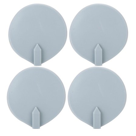 2 par 85 mm diameter elektrodplattor för elektrisk Tens bantningsmassage terapimaskin YMMR)