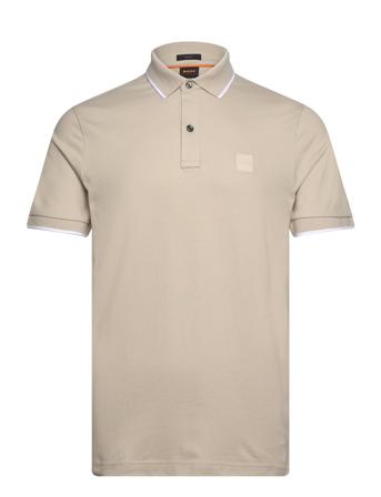 Passertip Tops Polos Short-sleeved Beige BOSS