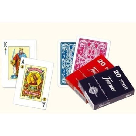 Fournier Spanish Game 20 (röd) Flerfärgad