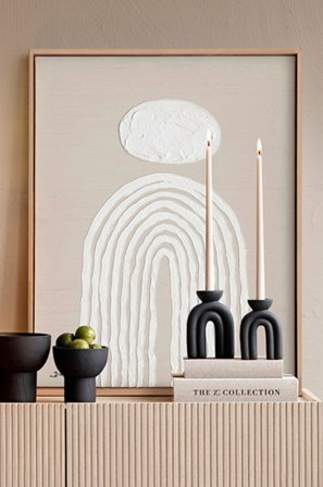 Zelected by Houze - Inramad canva Hot Boho - Beige - Tavlor - Från Homeroom