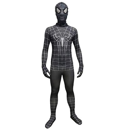 Mub- Halloween Cosplay Kostume Nyeste Fancy Spider Man Spiderman Kostume Fancy Jumpsuit Voksen Og Børn Rød Sort Cosplay Tøj 05
