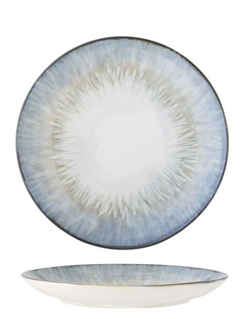 Calen Plate Blue Bloomingville
