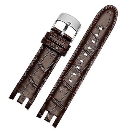 21 MM Mjukt Läder Klockarmband Vintage Alligator Grain För Swatch YRS403 (FMY)