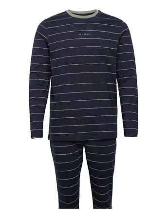 Slhregmadagaskar Stripe Lounge Set Patterned Selected Homme