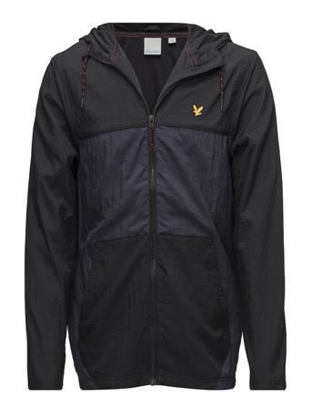 Full Zip Windbreaker Hood Black Lyle & Scott Sport