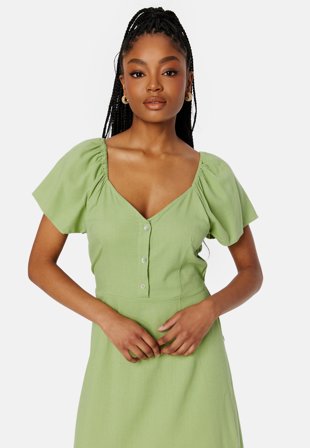 VERO MODA Mymilo SS Calf Dress Resseda Klær