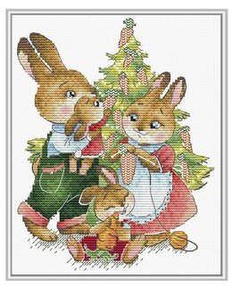 Broderikit Tavla Klä Julgranen