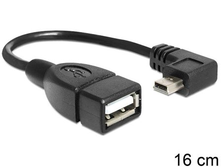 Delock USB-kabel - mini-USB type B til USB - 16 cm