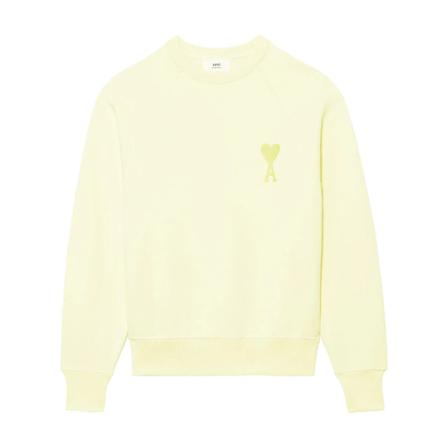 Ami Paris Sweatshirts , Geel , Heren , Maat: S
