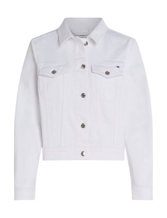 Dnm Slim Jacket White White Tommy Hilfiger