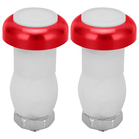 2 stk. Cykellygter LED Justerbare 20 Meter Synlige Styr Blinklys med Indbyggede Batterier til Cykler Styr Rød