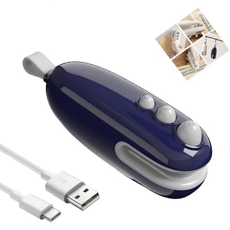 Mini Poseforsegler, til at holde plastikposer med friske snacks sprøde