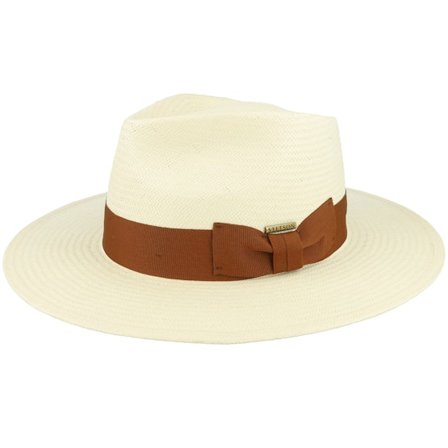 Stetson - Beige Straw Hut - Outdoor Toyo Lnatural With Vintage Finish Straw Hat @ Hatstore