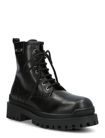 Biker Ii Mid Lace Black Karl Lagerfeld Shoes