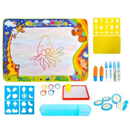 Ritmatta, Rita med Hjälp av Vatten - 100 x 80 cm Bekväm flerfärgad