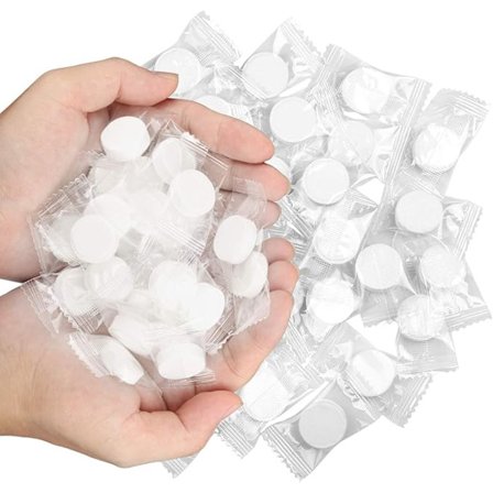 200 kpl kertakäyttöisiä puristettuja pyyhkeitä matkustamiseen Mini kannettava puristettu pyyhe Wa