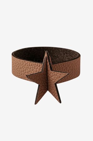 MiLLE W NORDISK DESIGN - Servettring stjärna 4-pack - Brun - Servettringar - Från Homeroom