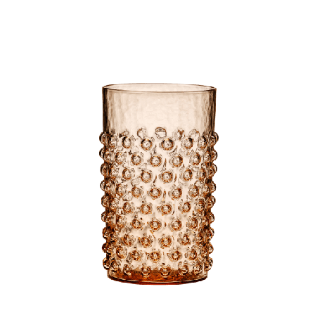 In Flore Cecilia Dricksglas, Höga, 2-pack Glas Brun 11 cm