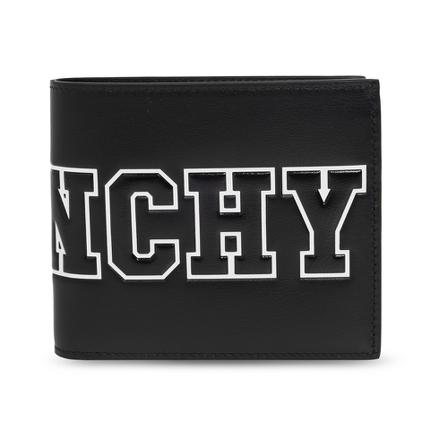 Givenchy Bi-fold Pung with logo Sort, Herre Punge og Kortholder, Størrelse: ONE Size