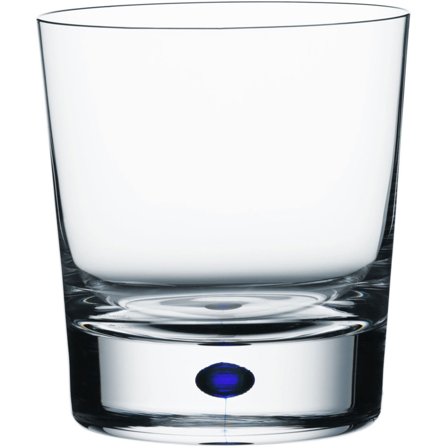 Orrefors Intermezzo Blå Whiskyglas, 40 cl. - Klar og blå | KitchenOne
