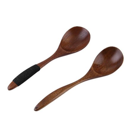 17cm Håndlaget Treskje Kjøkkenredskap