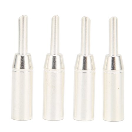 4 kpl BA1417 BFA hopeoitu banaaniliitin 7 mm:n 0,3 tuuman kaiutinkaapelille