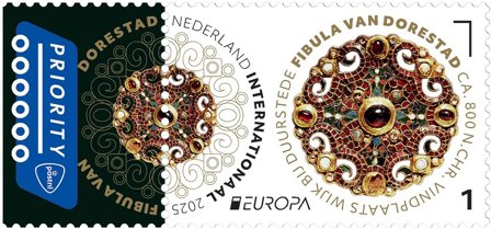 Holland - EUROPA 2025 Nationale arkæologiske opdagelser - Postfrisk frimærke