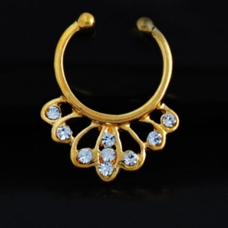 Näsa Ringar piercing falska Septum
