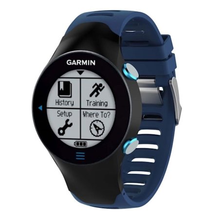 Garmin Forerunner 610 klockarmband i silikon - Mörkblå