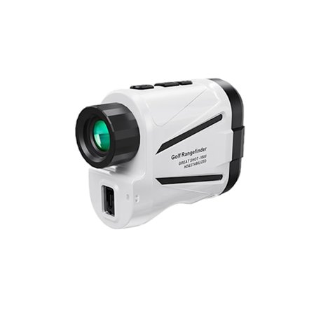 Laserafstandsmåler med 1800m præcision, 6X optisk zoom White