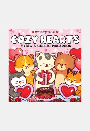 Cozy Hearts målarbok Skapa & pyssla Unisex ONESIZE