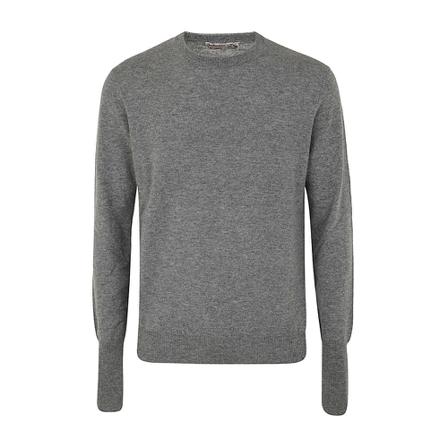 Ballantyne Round Neck Pullover Grå, Herre