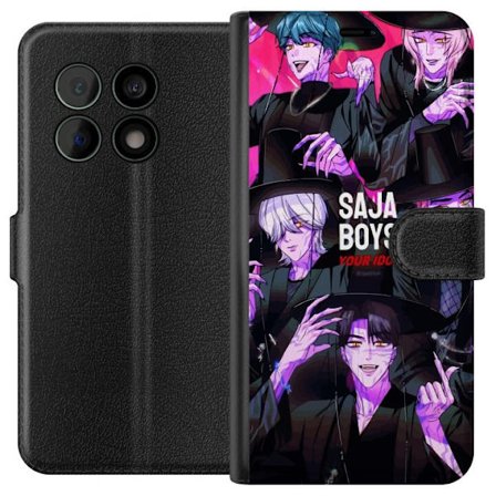 Kompatibel Tegnebogsetui til OnePlus OnePlus 10 Pro Kpop Demonjægere Saja Boys Mørk Idol Aura Lilla Demonenergi