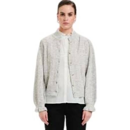 Karen by Simonsen EbbieKB Cardigan Grå, Dame Cardigans