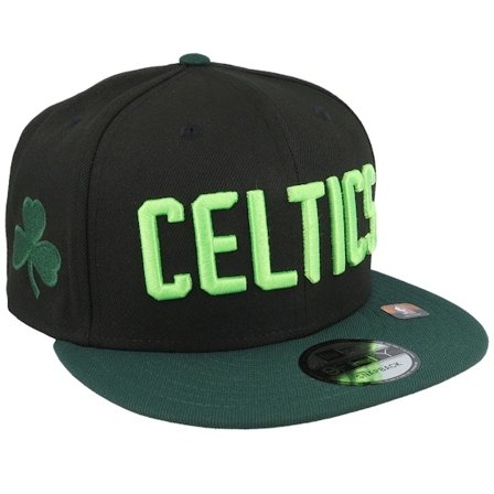 New Era - NBA Svart snapback Keps - Boston Celtics NBA24 City Edition 9FIFTY Black/Green Snapback @ Hatstore