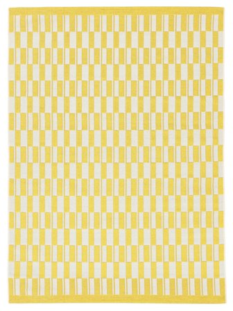 Indoor/Outdoor Rug Washable Large Pino - Yellow/White 300X400 Modern Style