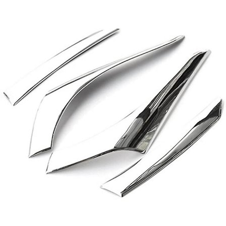 För 2016-2019 Abs Krom Bakljus Streamer Trim Bakre Baklampa Ljusram Skydd Huv 4st/set GHS