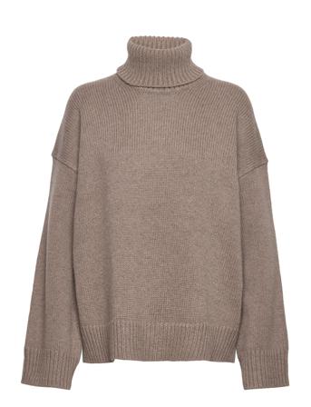 Keik Turtleneck 11250 Turtleneck Rullekravetrøje Beige Samsøe Samsøe