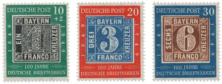 Tyskland 1949 - MICHEL 113-115