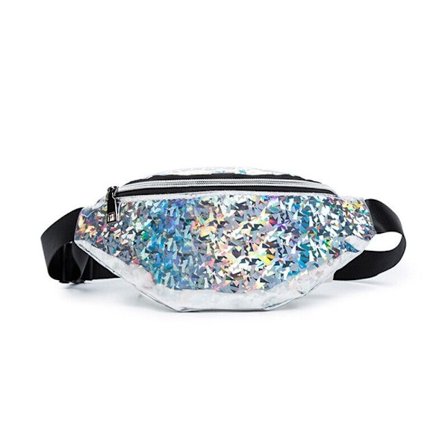 Dame midjeveske Fanny Pack HVIT