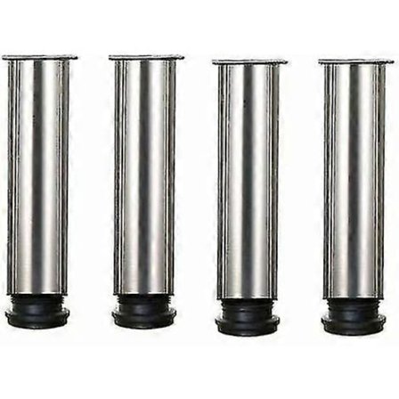 Möbelben - Set med 4 Höjdjusterbara Möbelben i Rostfritt Stål för Soffbord Skåp - 25 cm - 25 cm [DB]