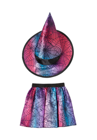 Å KIDS Maskeraddräkt SARA spindel Utklädnad Flerfärgad ONESIZE