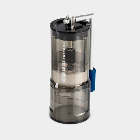 Moinho de café manual GSI JavaGrind, comporta até 25 gramas de grãos de café